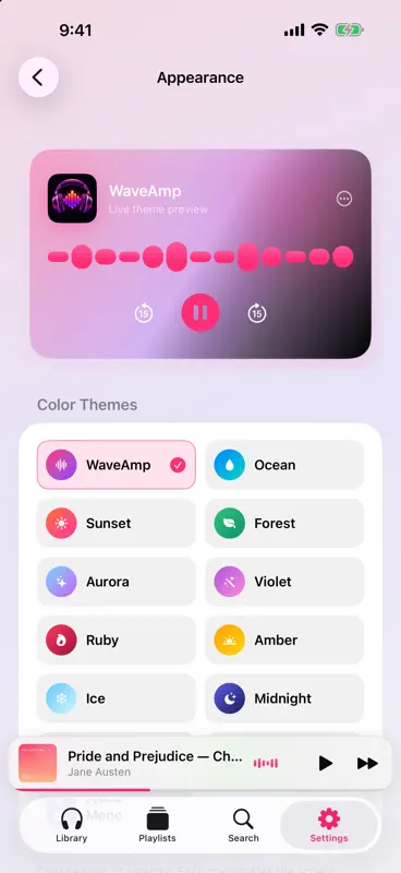 WaveAmp Player screenshot 5 of 5
