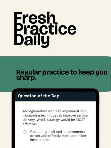 Social Work Test Prep iPad screenshot