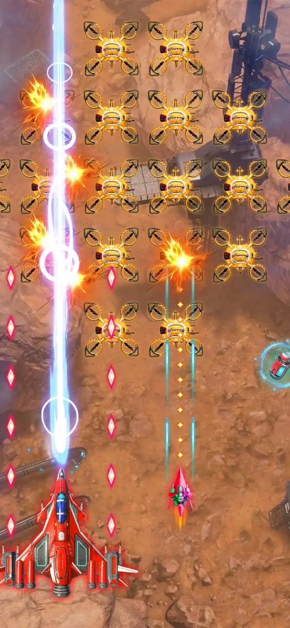 Wing Fighter Hack screenshot 1 - iOS game interface