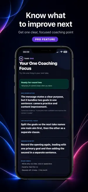 Take One: On-Camera Confidence screenshot 2