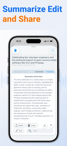Transcribe Speech to Text – AI iPhone screenshot