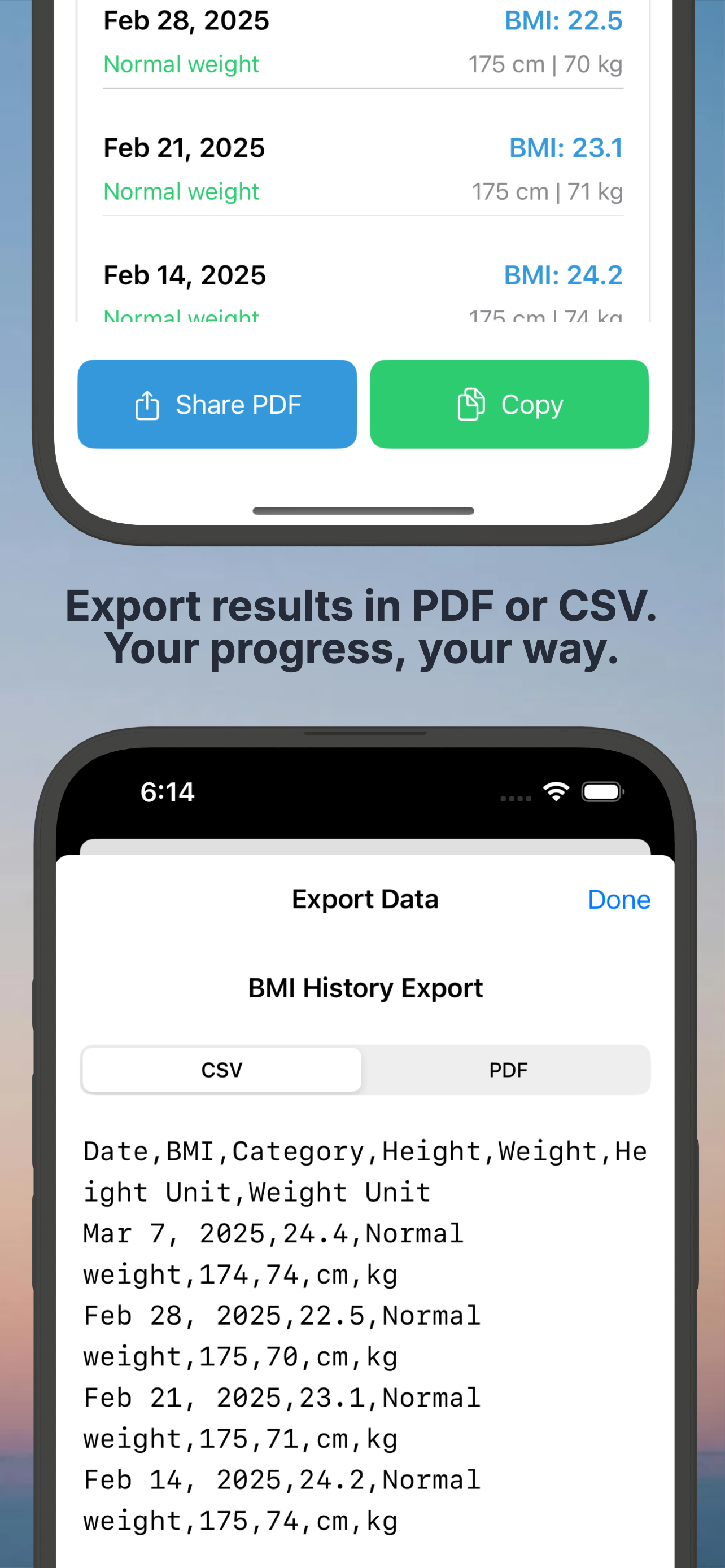 BMI Simplify