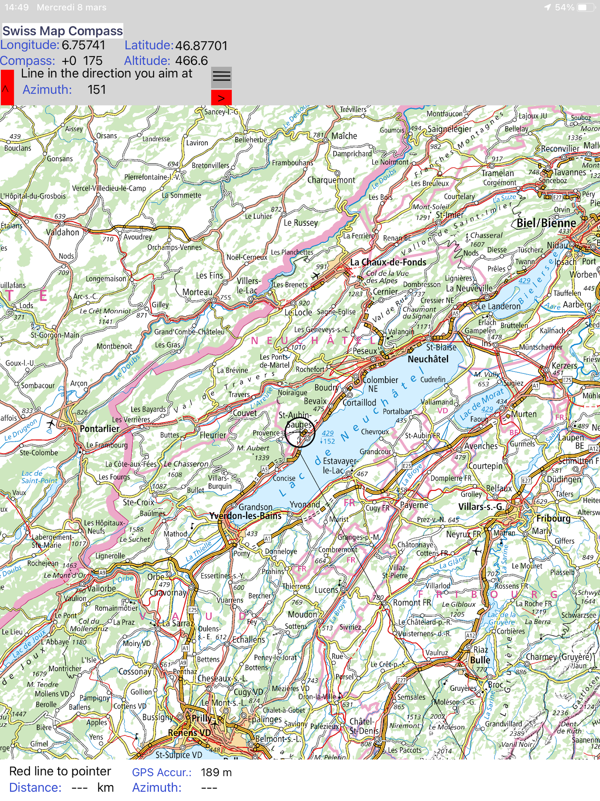 Swiss Map Compass