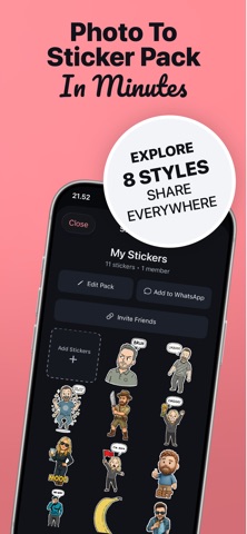 Snapstick: AI Sticker Maker screenshot
