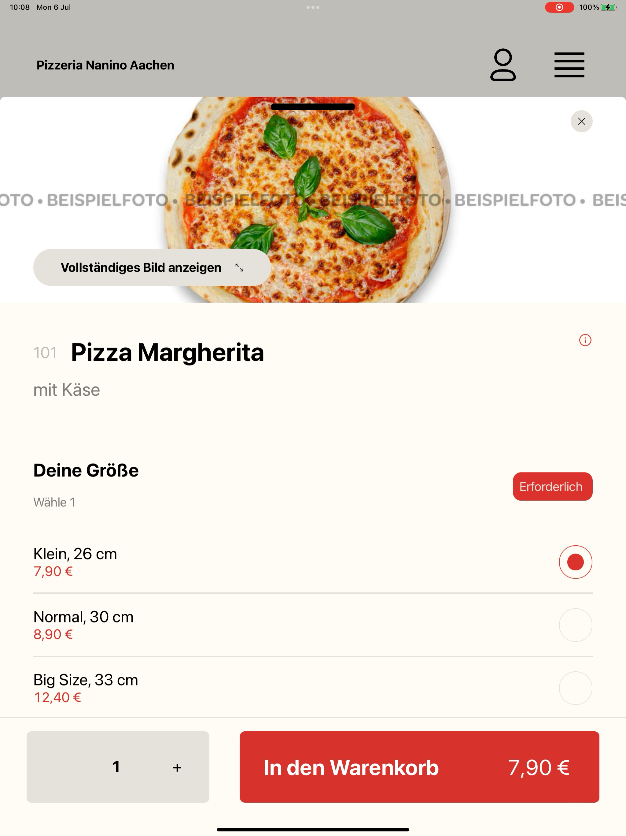 Pizza Nanino Aachen screenshot 14