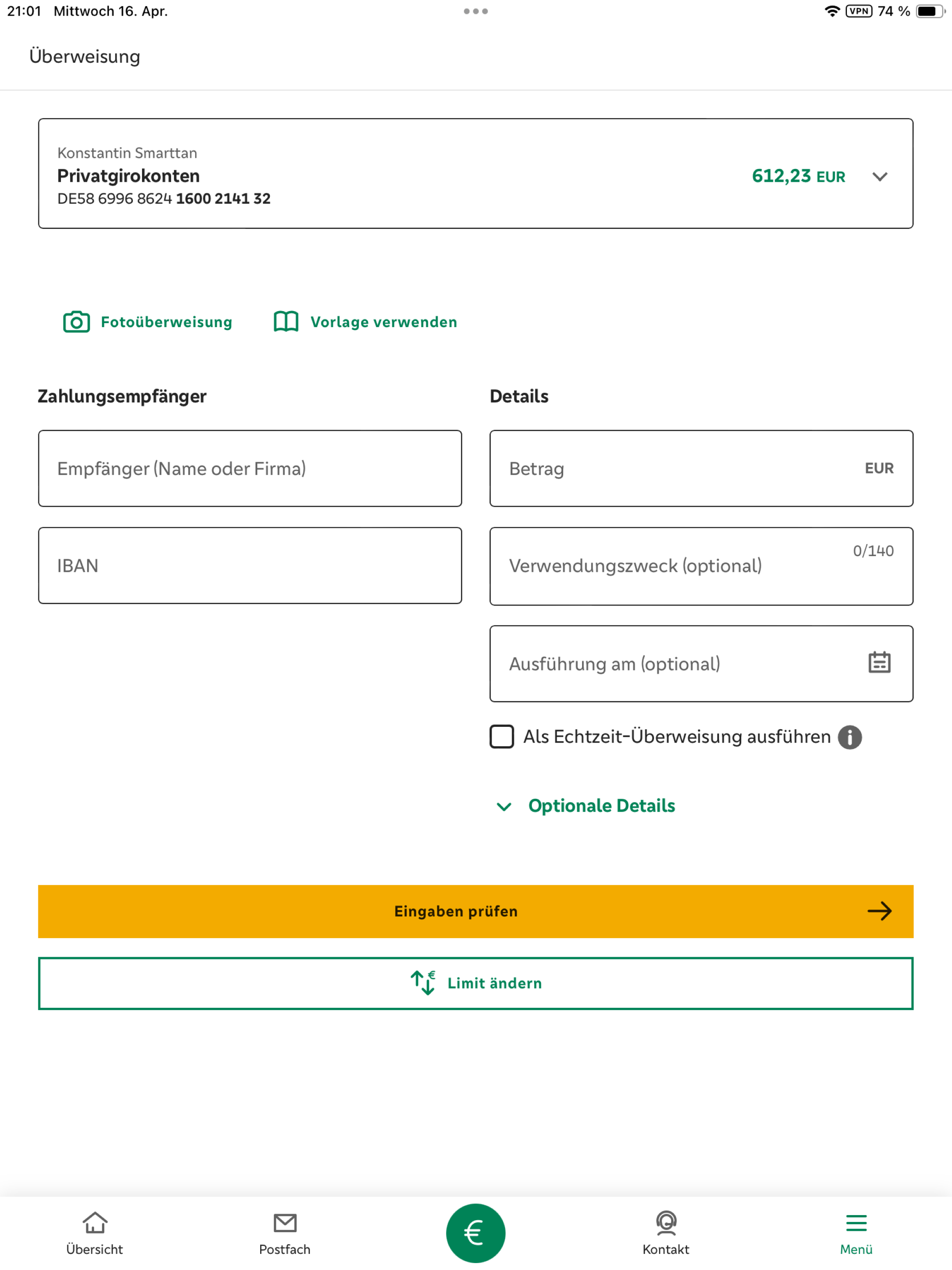 PSD Banking screenshot 11