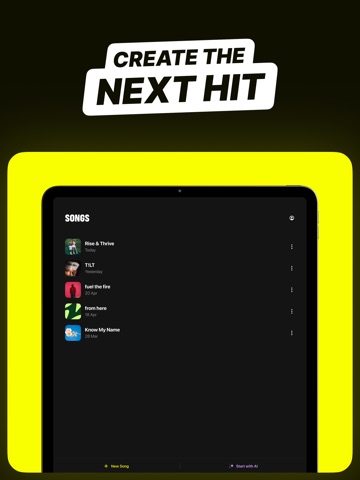 Lyric Studio - Rap Rhyme Maker iPad screenshot