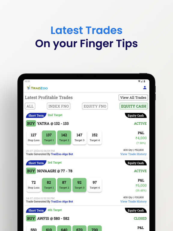 Screenshot #6 pour TradZoo: Algo Trades & More