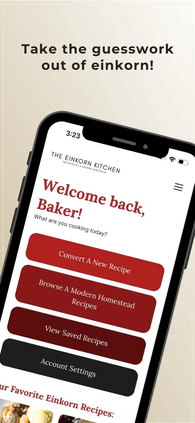 The Einkorn Kitchen screenshot 1