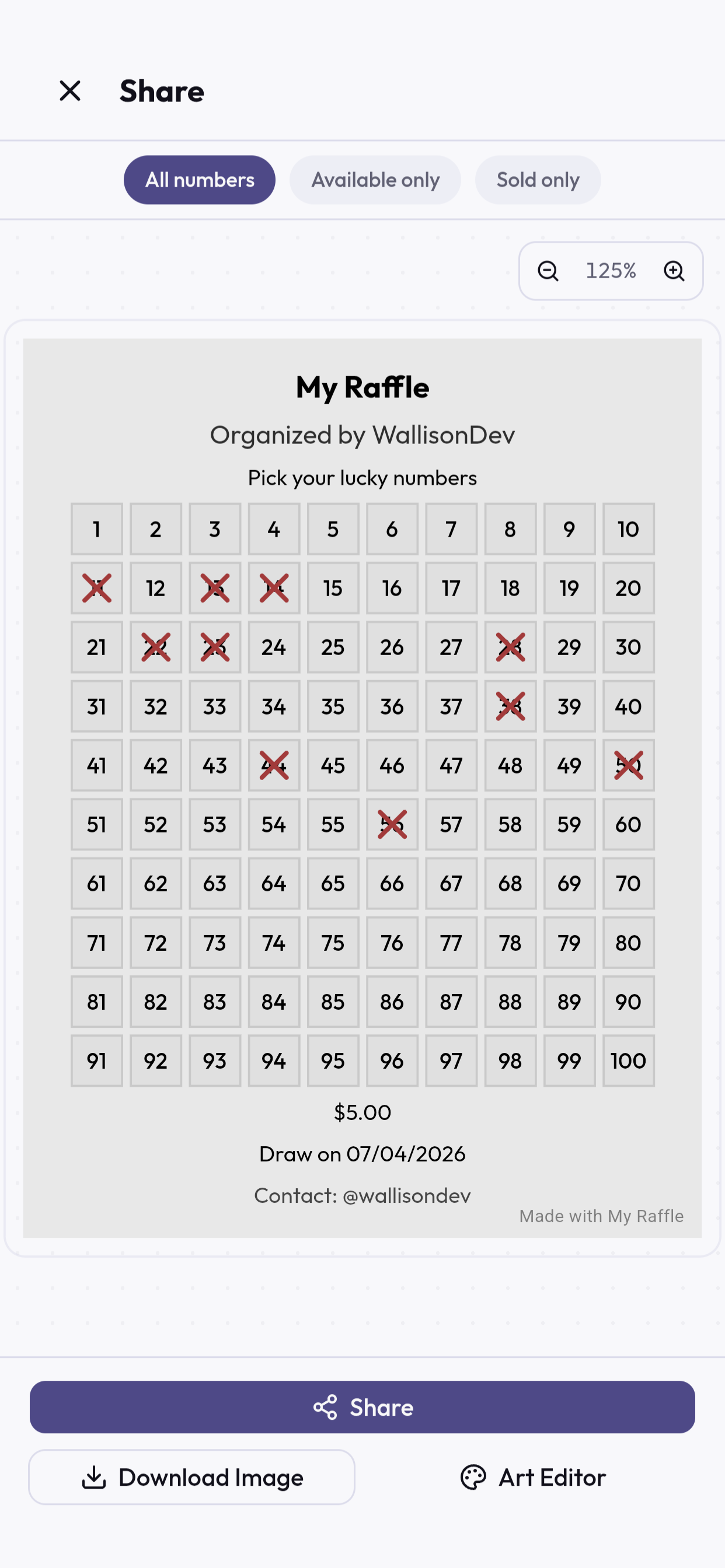 My Raffle: Tickets & Prizes