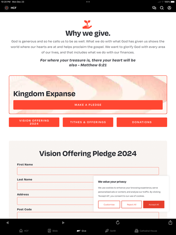 Screenshot #5 pour HCF Church