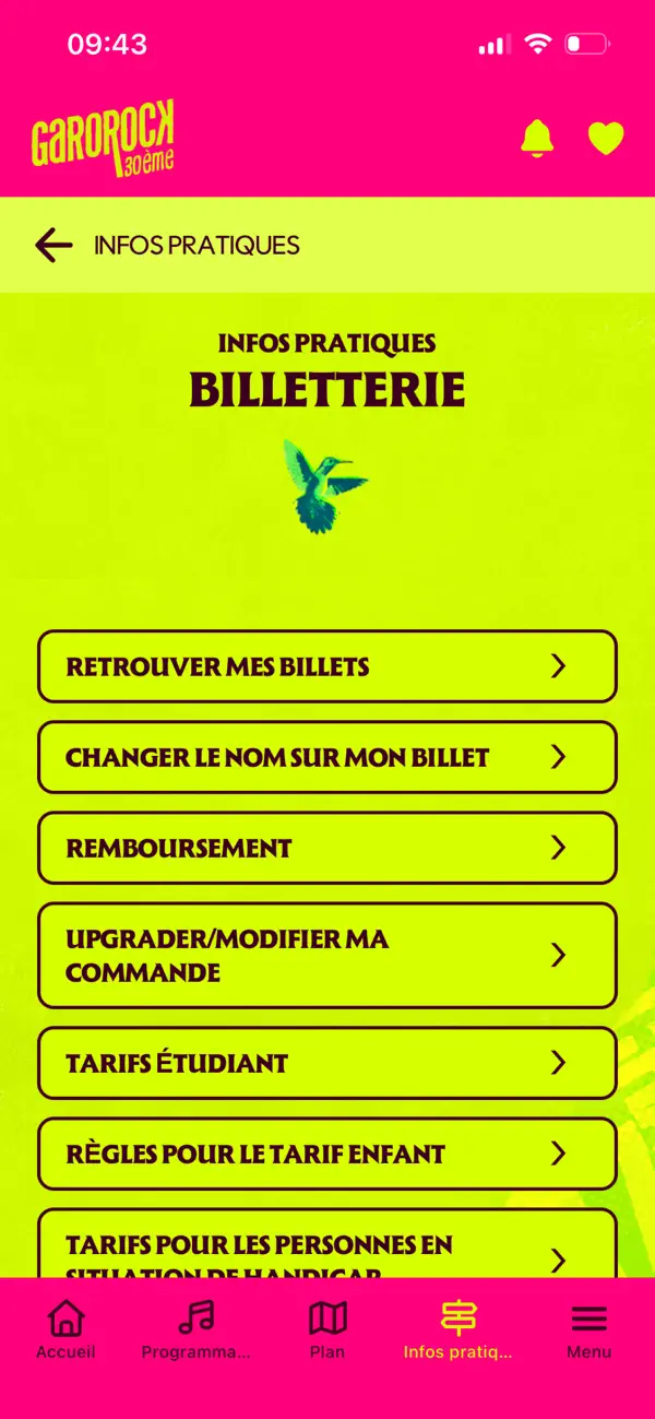 Screenshot #3 pour Festival Garorock 2026