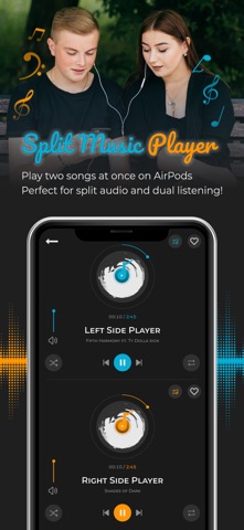 Split Music Player: Dual Audio screenshot