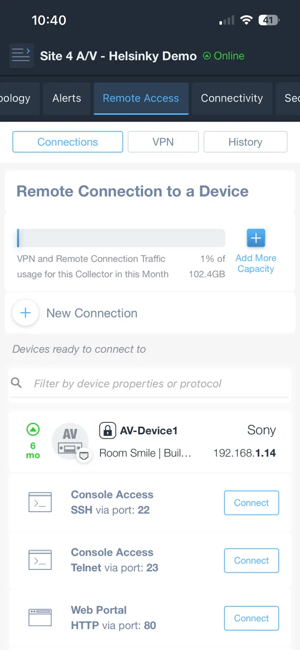 Screenshot #3 pour Domotz Pro: Network Monitoring