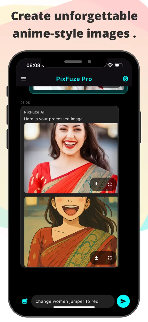 Screenshot #1 pour PixFuze AI Photo Editor