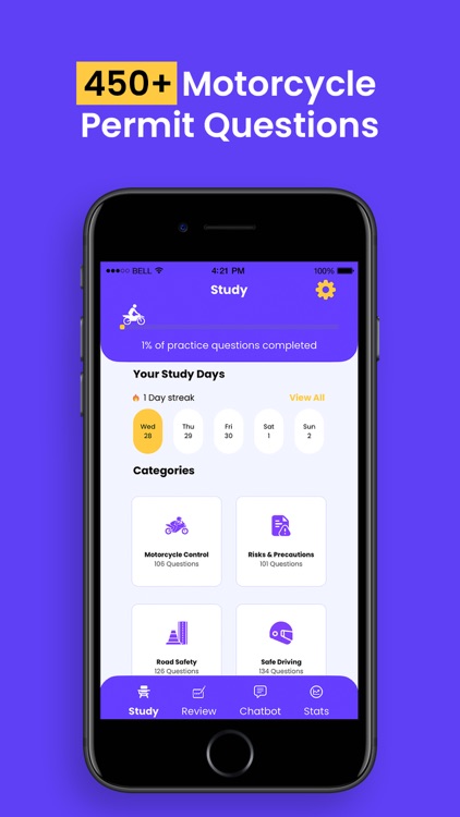 Motorcycle License Practice