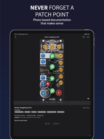 RackDocs - Eurorack Reference iPad screenshot