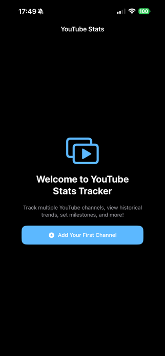 YouTubeSubscriberApp Screenshot 1 of 7