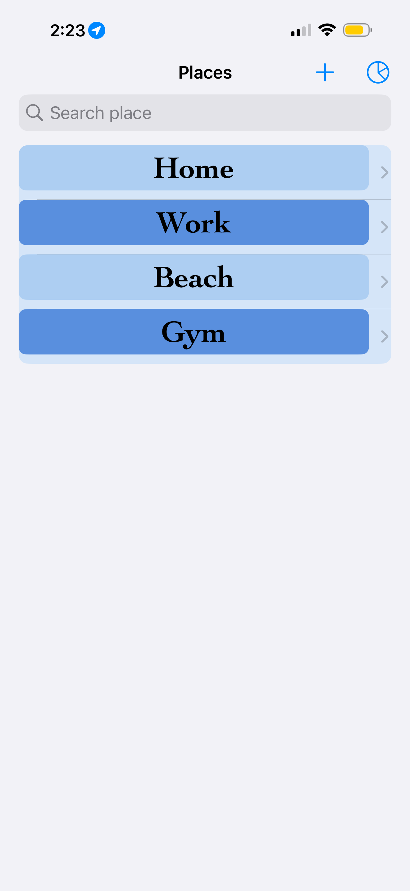 VisitedPlaces screenshot 5