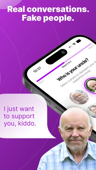 Screenshot 2 of Egosu - AI Relationships Chat App