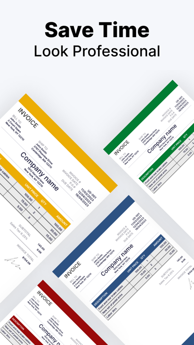 Invoice Generator－Estimate App Screenshot