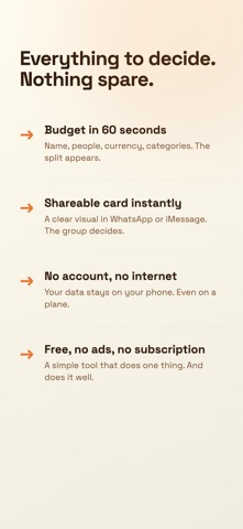 Trip Budget Friends : Kubu iPhone screenshot