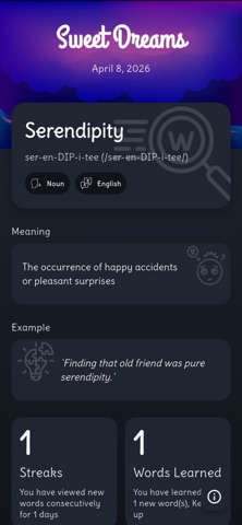 Wordcomet screenshot