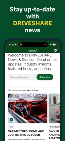DRIVESHARE EVENTS screenshot