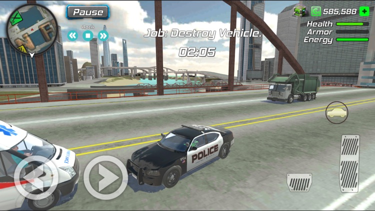 Green Rope Hero Vegas City screenshot-3