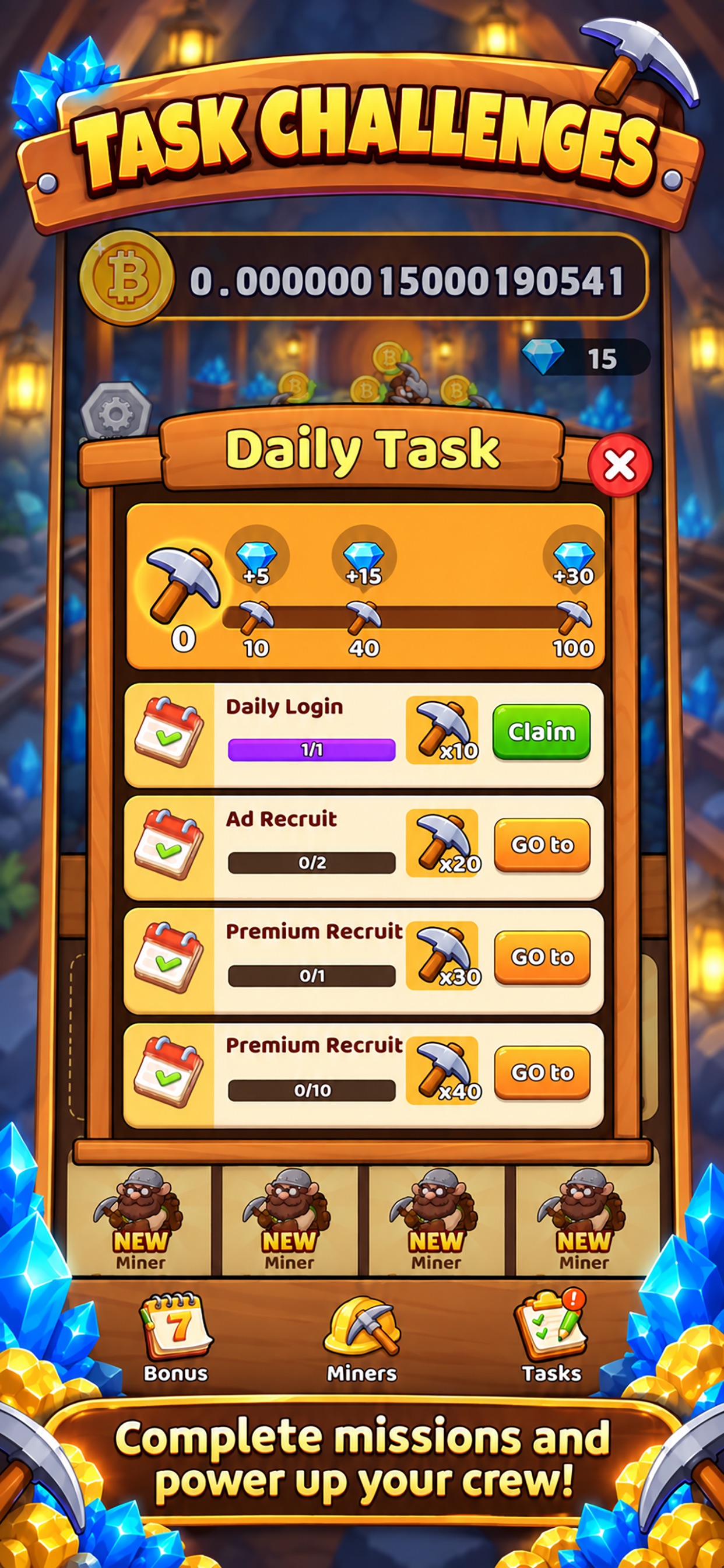 Screenshot 3 of Bitcoin Miner: Idle Empire