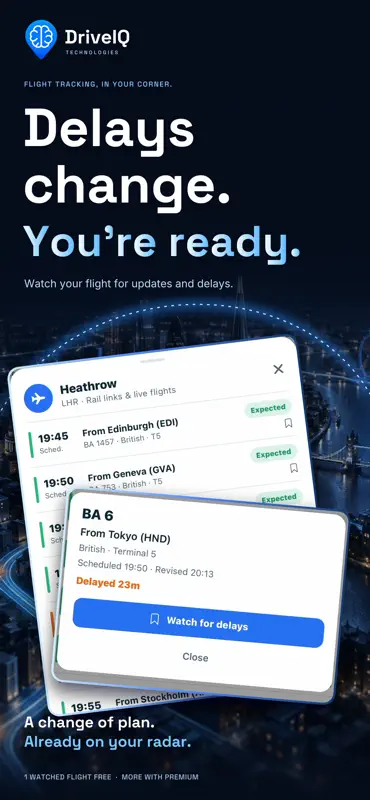 DriveIQ: Events, Rail, Flights screenshot 5 of 9