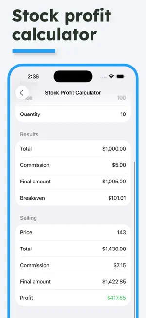 Financial Calculator: Percent screenshot 5