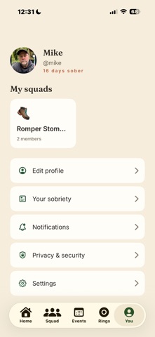 Sober Squad: Your Local Crew iPhone screenshot