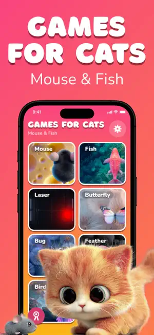 Games for Cats: Mouse & Fish screenshot 1