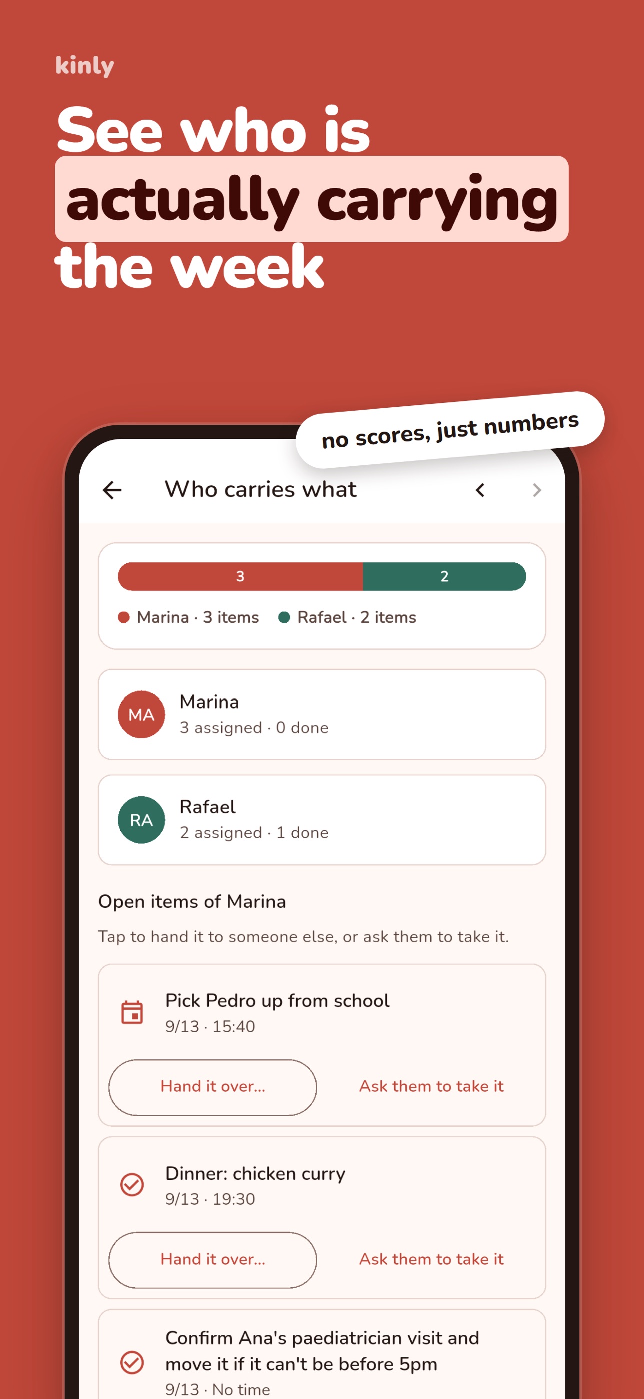 Screenshot 1 of Kinly: Family Organizer