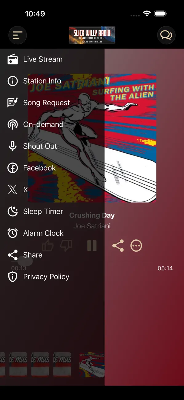 Screenshot #3 pour Slick Willy Radio