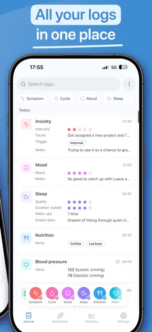 SympLog Health Journal screenshot 3