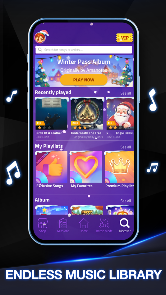 #3. Magic Tiles 3: Piano Game (iOS) Ved: Amanotes Pte. Ltd.