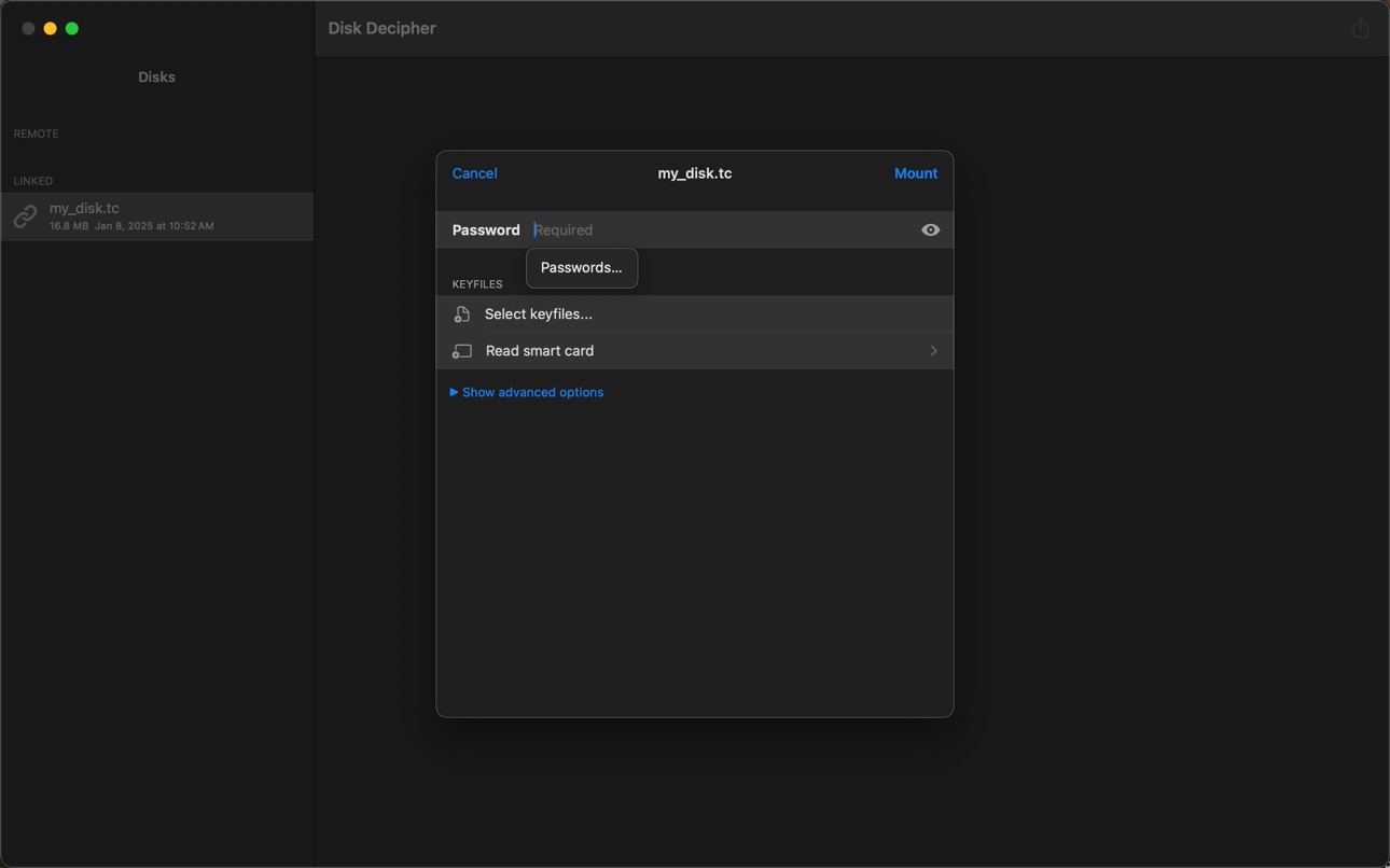 Mac screenshot