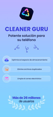 Cleaner Guru: Limpiar Espacio App Store preview screenshot 1