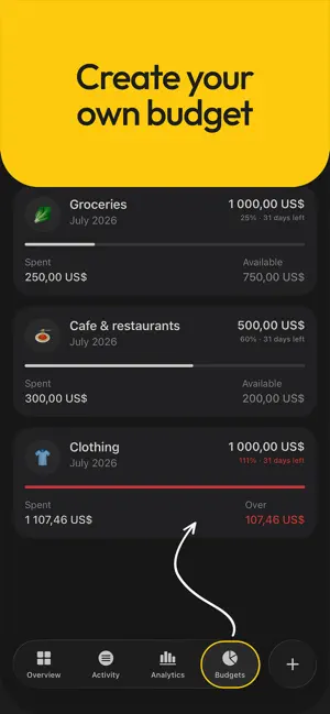 Money tracker. Family spending screenshot 3
