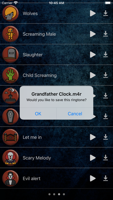 Scary Ringtone Sounds Screenshot