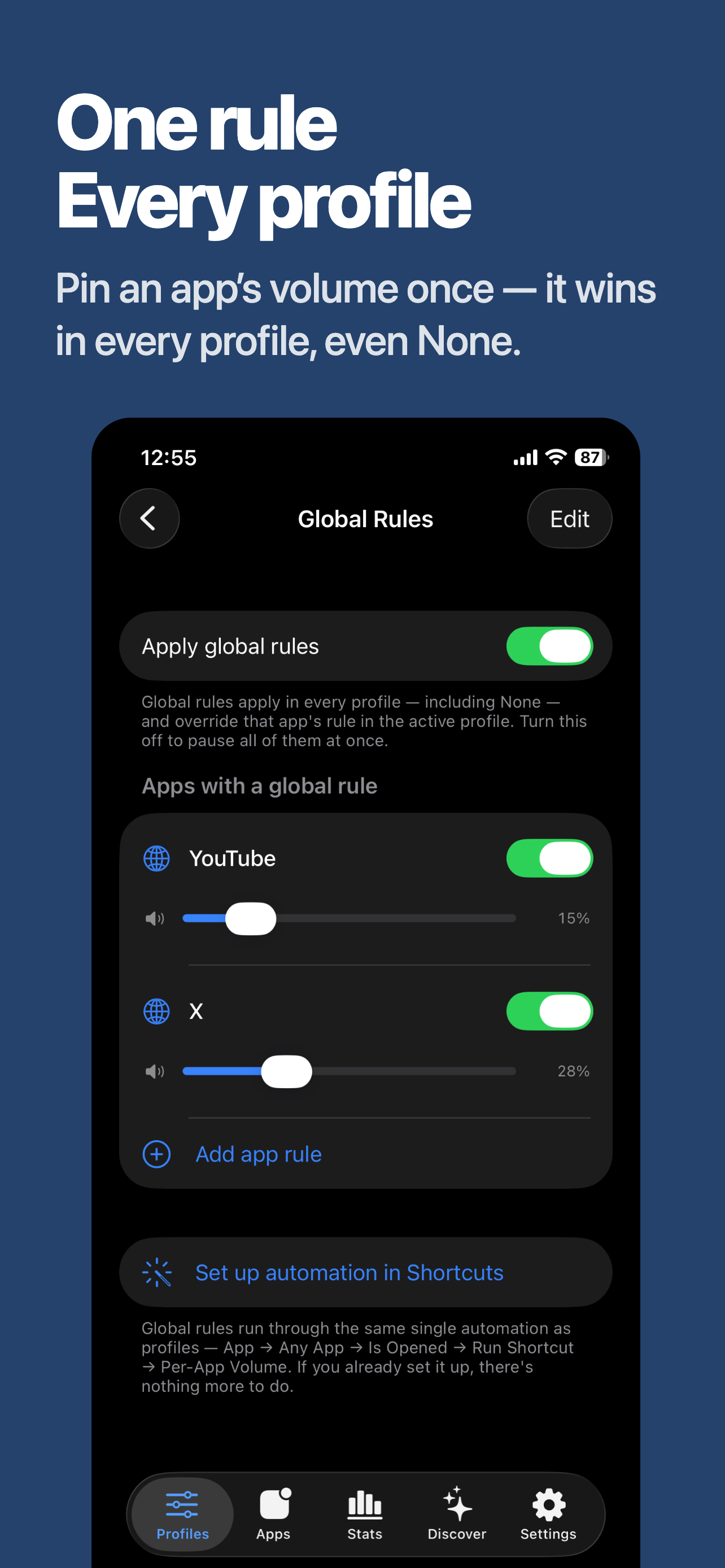 App Volume: a volume per app screenshot 6