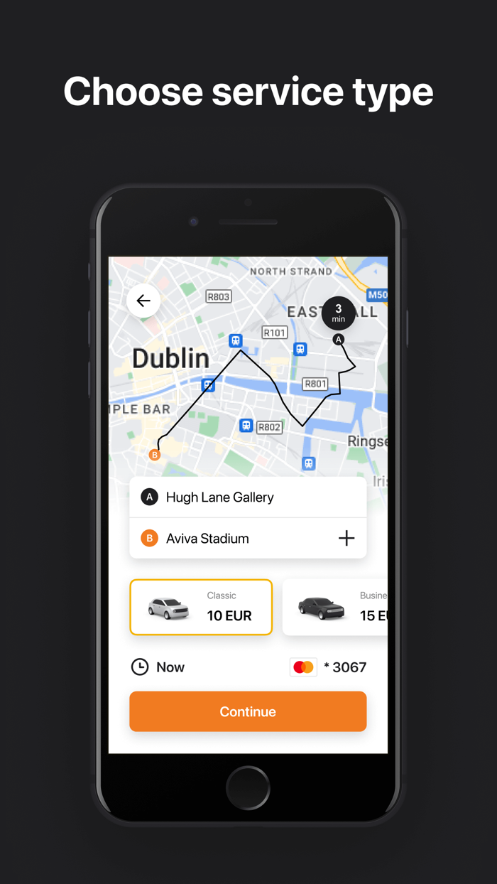PowerCabs Dublin Taxi App
