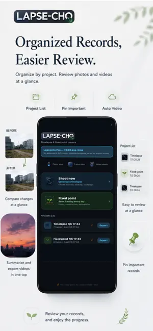 Lapsecho - Timelapse Camera screenshot 1