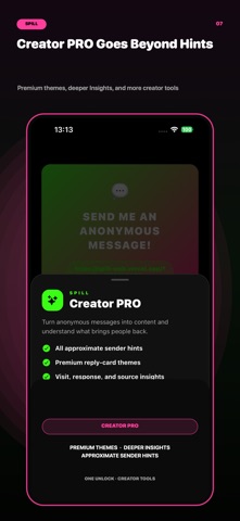 Spill: Anonymous Messages Screenshot 7 of 7