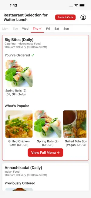 Waiter.com Custom Cafe screenshot 4