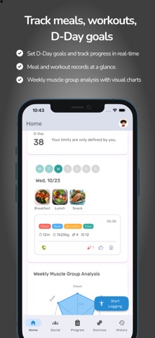 ClashFit - AI, Workout Tracker Screenshot 1 of 8
