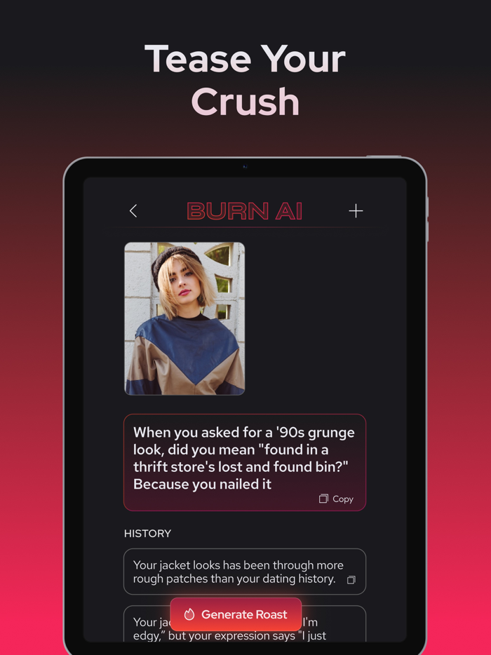 BurnAI Roast Your Friends