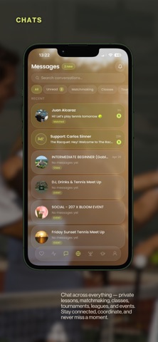 The Racquet iPhone screenshot